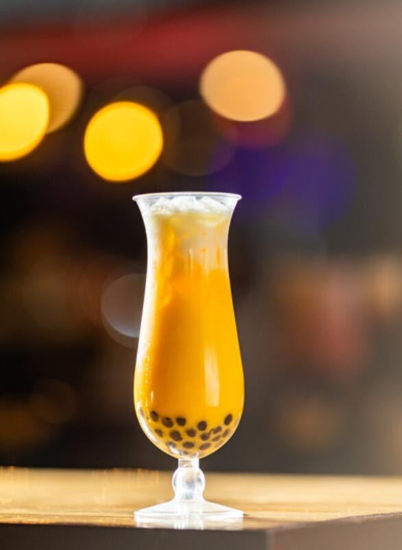 Mango Boba Milk Tea